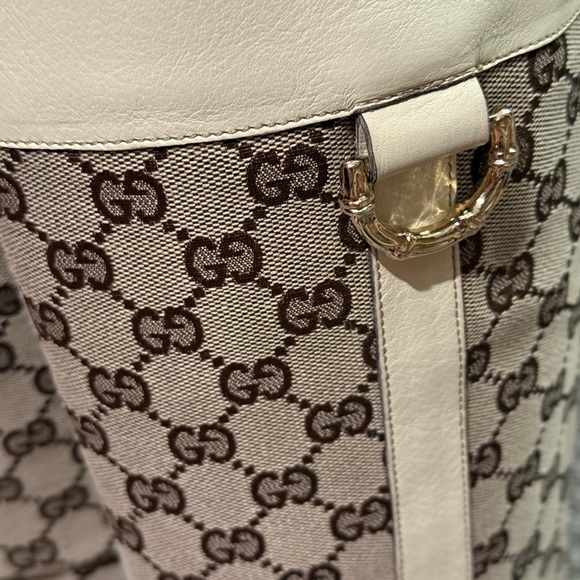 Gucci tall riding boots GG size 8 - Picture 8 of 13
